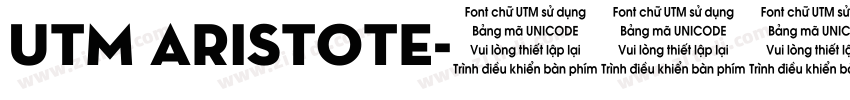UTM Aristote字体转换